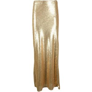 Patrizia Pepe, Dames, Rokken, Geel, Maat: XS Nylon,