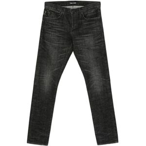 Tom Ford, Heren, Jeans, Zwart, Maat: W30 Katoen,
