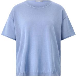 Rosso35, Dames, Truien, Blauw, Maat: S Katoen,