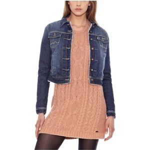 Pepe Jeans, Dames, Jassen, Blauw, Maat: L Denim,