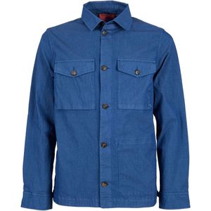 Gallo, Heren, Jassen, Blauw, Maat: 2XL Katoen,