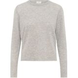 Kaffe - Lizza - Trui - Grijs - Ronde Hals