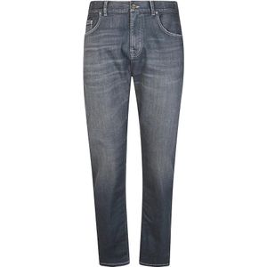 Eleventy, Heren, Jeans, Grijs, Maat: W30 Katoen,