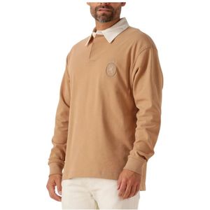 Tommy Hilfiger, Heren, Sweatshirts & Hoodies, Bruin, Maat: S Katoen,