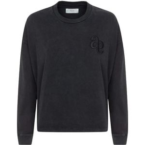 Âme, Dames, Tops, Zwart, Maat: XS