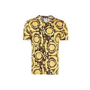 Versace Stijlvolle Overhemden , Yellow , Heren , Maat: 3XL