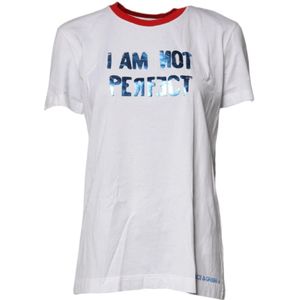 Dolce & Gabbana - Graphic Print - T-shirt - Wit - Katoen