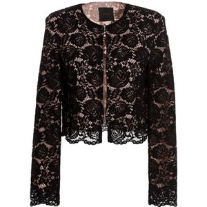 Pinko - Lace Jacket Quilmes - Spencer - Zwart