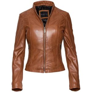Bugatti, Dames, Jassen, Bruin, Maat: 3XL Leer,
