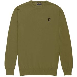 RefrigiWear, Heren, Truien, Groen, Maat: 2XL Katoen,