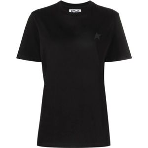 Golden Goose - Cotton Logo T-Shirt - Zwart - Dames