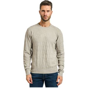 YES Zee, Heren, Truien, Grijs, Maat: L