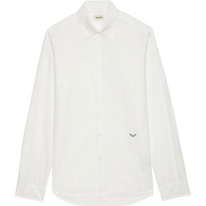 Zadig & Voltaire, Heren, Overhemden, Wit, Maat: XL