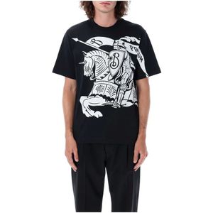 Burberry, Heren, Tops, Zwart, Maat: XL Katoen,