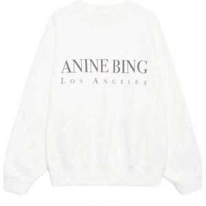 Anine Bing, Dames, Sweatshirts & Hoodies, Beige, Maat: M