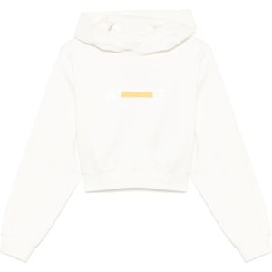 Aspesi, Dames, Sweatshirts & Hoodies, Beige, Maat: L Katoen,