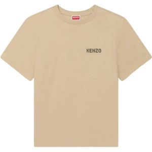 Kenzo, Dames, Tops, Beige, Maat: XS Katoen,