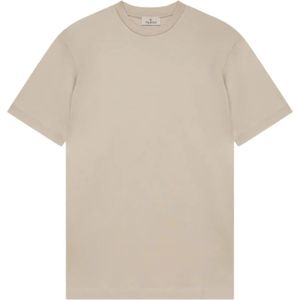 Valenza, Heren, Tops, Beige, Maat: S Katoen,