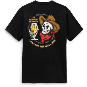 Vans, Heren, Tops, Zwart, Maat: S