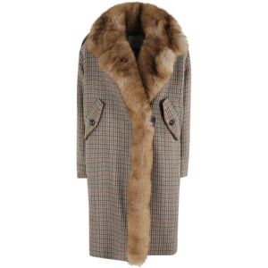 Bazar Deluxe, Dames, Mantels, Veelkleurig, Maat: L Wol,