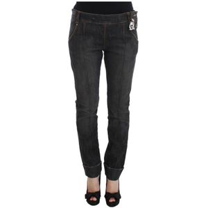 Ermanno Scervino, Dames, Broeken, Grijs, Maat: L Denim,