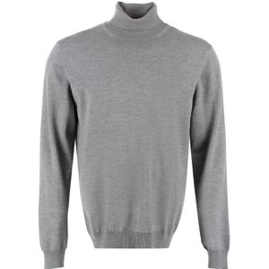 THE (Alphabet), Heren, Truien, Grijs, Maat: XL Wol,