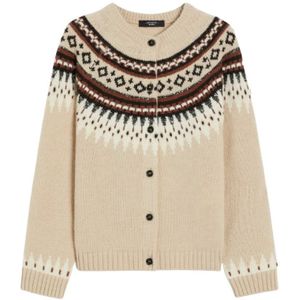 Weekend, Dames, Truien, Beige, Maat: XS Wol,
