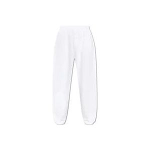 Dsquared2 Sweatpants met hoge taille , White , Dames , Maat: 2XS