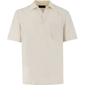 Sease, Heren, Tops, Wit, Maat: S Linnen,