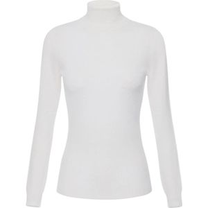 Elisabetta Franchi, Dames, Truien, Wit, Maat: 2XS Wol,