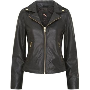 Btfcph, Dames, Jassen, Zwart, Maat: S Leer,