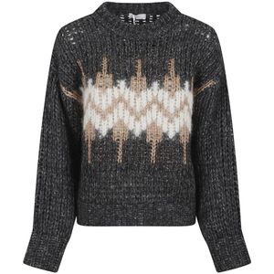 Peserico, Dames, Truien, Grijs, Maat: XS Katoen,