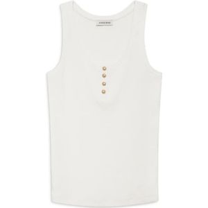 Anine Bing, Dames, Tops, Beige, Maat: L Katoen,