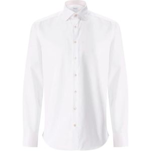 Stenströms, Heren, Overhemden, Wit, Maat: S Katoen,