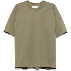 Sacai, Heren, Tops, Groen, Maat: XL