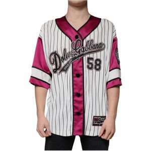 Dolce & Gabbana, Heren, Overhemden, Veelkleurig, Maat: 2XS Jersey,