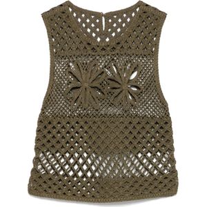 Pinko, Dames, Tops, Groen, Maat: L