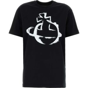 Vivienne Westwood, Dames, Tops, Zwart, Maat: M Katoen,