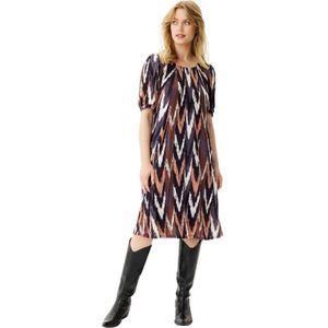 IN Front, Dames, Jurken, Veelkleurig, Maat: S Poliester,