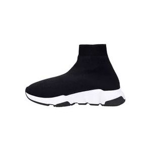 Balenciaga Polyester sneakers , Black , Heren , Maat: 44 EU