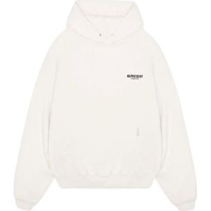 Represent, Heren, Sweatshirts & Hoodies, Wit, Maat: M Katoen,