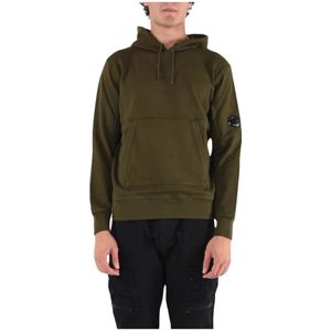 C.p. Company, Heren, Sweatshirts & Hoodies, Groen, Maat: L Katoen,