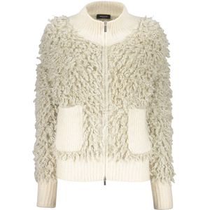 Fabiana Filippi, Dames, Jassen, Beige, Maat: S Zijde,