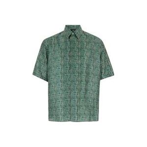 Fendi Short Sleeve Hemden , Multicolor , Heren , Maat: XL