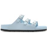 Birkenstock, Dames, Schoenen, Blauw, Maat: 35 EU Leer,