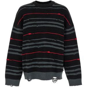 Juun.J, Heren, Truien, Veelkleurig, Maat: S Wol,