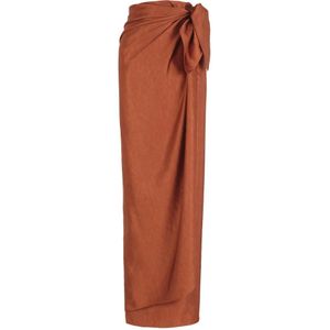 Cortana, Dames, Rokken, Rood, Maat: 2XS Linnen,