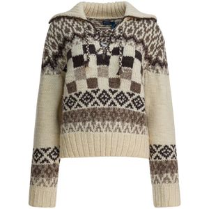 Polo Ralph Lauren, Dames, Truien, Veelkleurig, Maat: M Wol,