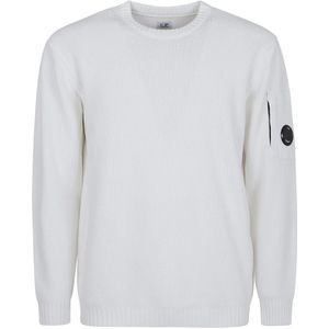 C.p. Company, Heren, Sweatshirts & Hoodies, Wit, Maat: L Katoen,