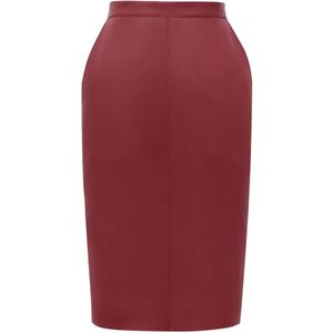 Saint Laurent, Dames, Rokken, Bruin, Maat: S Zijde,